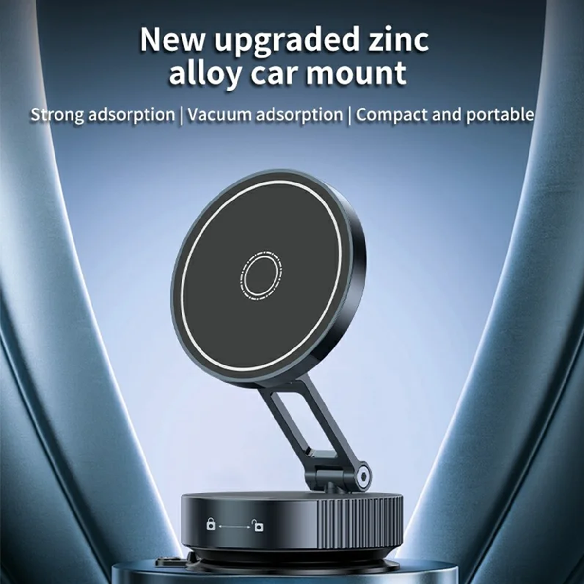 360° Rotating Magnetic Wireless Car Phone Holder