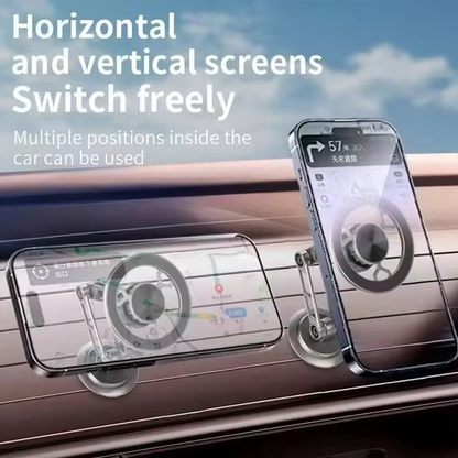 360° Rotating Magnetic Wireless Car Phone Holder