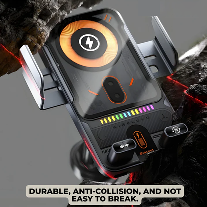 360° Rotating Wireless Car Charger Phone Holder