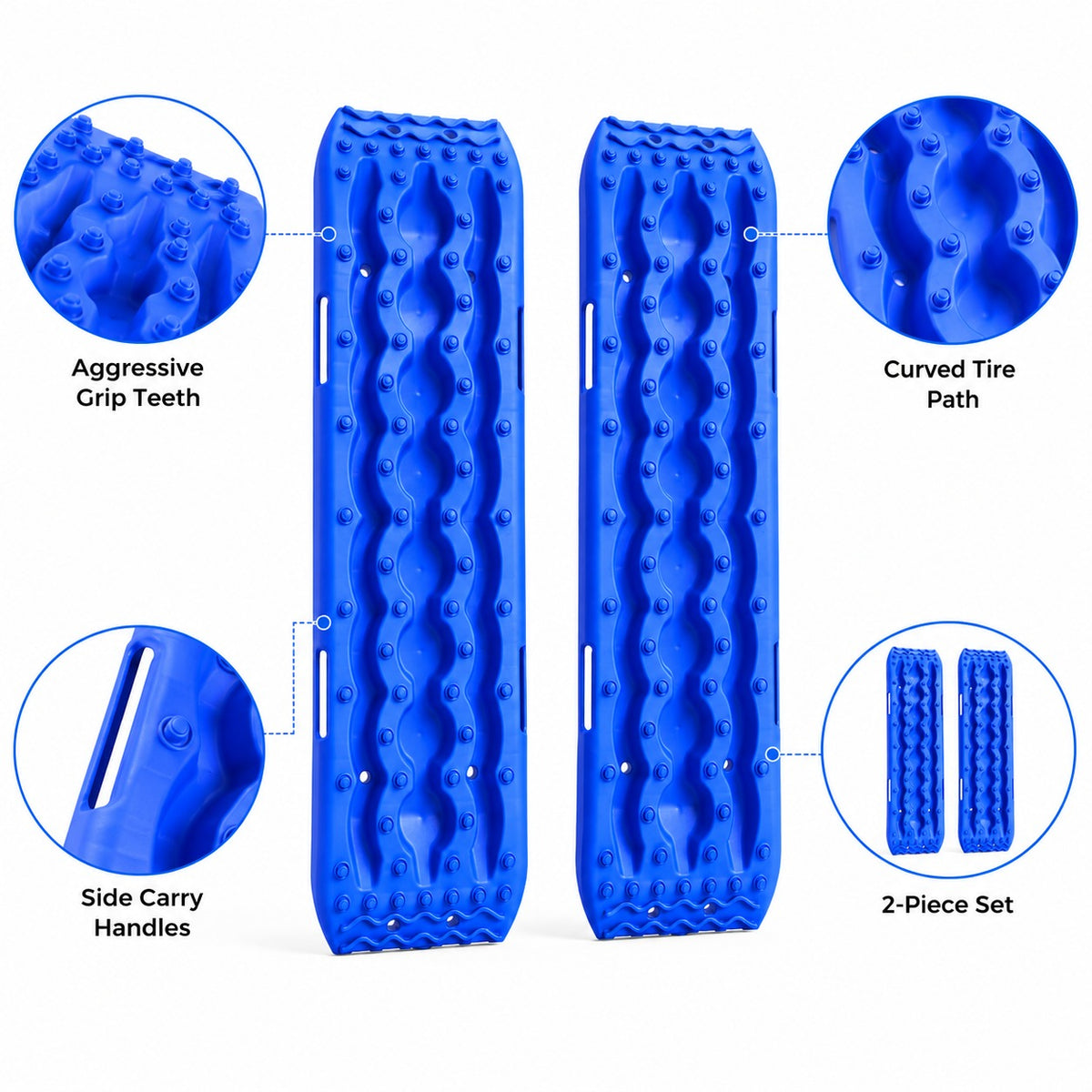 Recovery Traction Boards 2 Pack for 4x4 SUV Truck & Vehicles