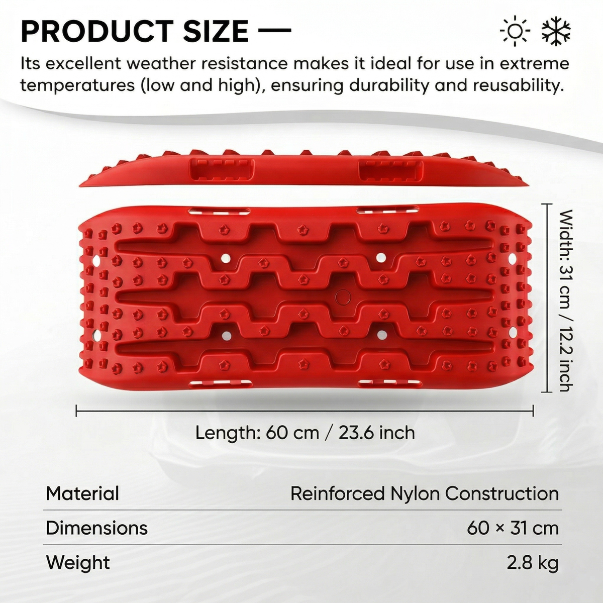 Traction Recovery Boards Sand & Snow Recovery Tracks