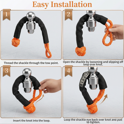 56M Recovery Tow, Synthetic Winch Rope –  17T | 25T