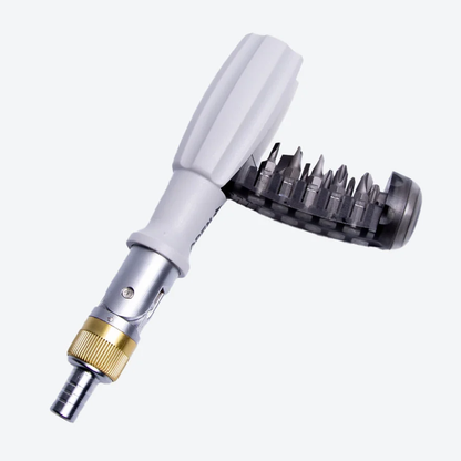 Adjustable Screwdriver with Interchangeable Bit
