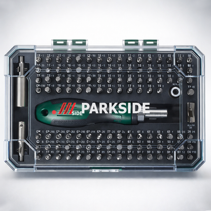 115Pcs Screwdriver Bit Set with Ratchet Handle