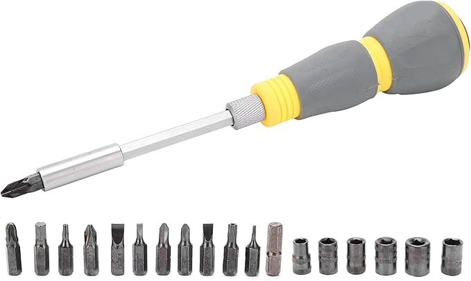 Precision 33Pcs Screwdriver Set with Interchangeable Bits, Extension Rod
