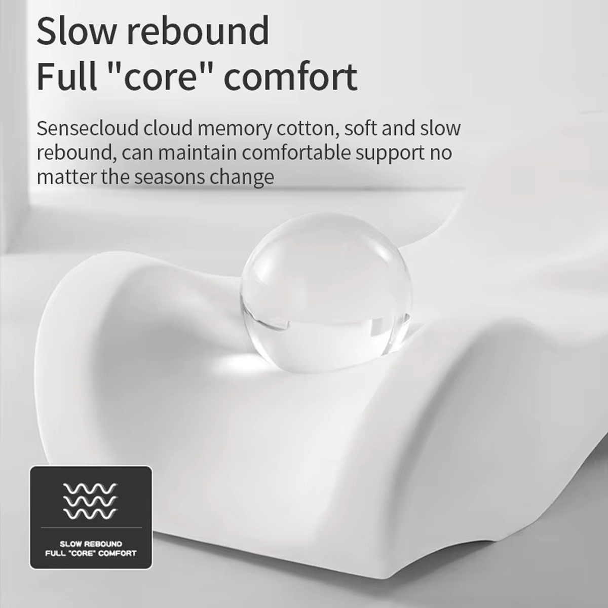 Ergonomic Lumbar Support Cushion for Seat