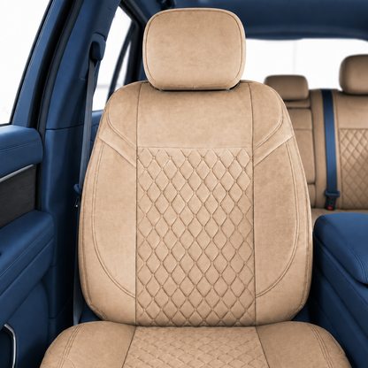 Premium 5Pcs Set Soft Fabric Car Seat Cover Full Set | Sedan Car