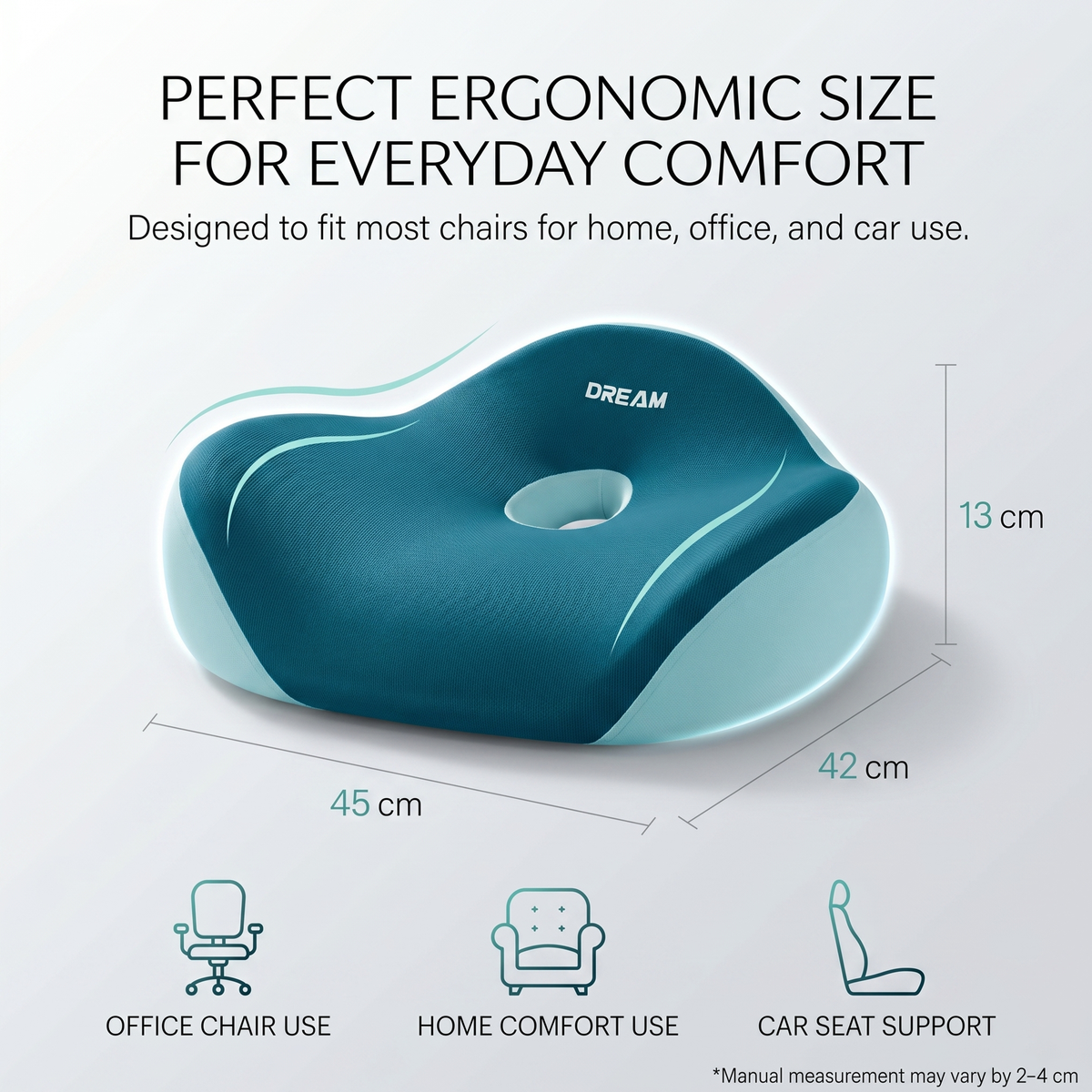 Orthopedic Memory Foam Seat Cushion
