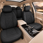 Premium 5Pcs Set Leather (Faux) Car Seat Cover Full Set | SUV Car