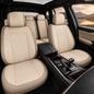 Premium 5Pcs Set Leather (Faux) Car Seat Cover Full Set | SUV Car