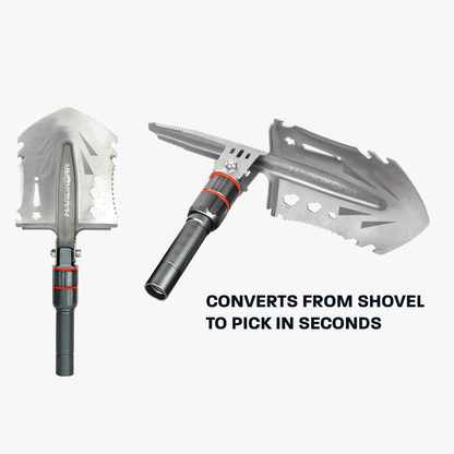 Folding Multifunctional Survival Shovel
