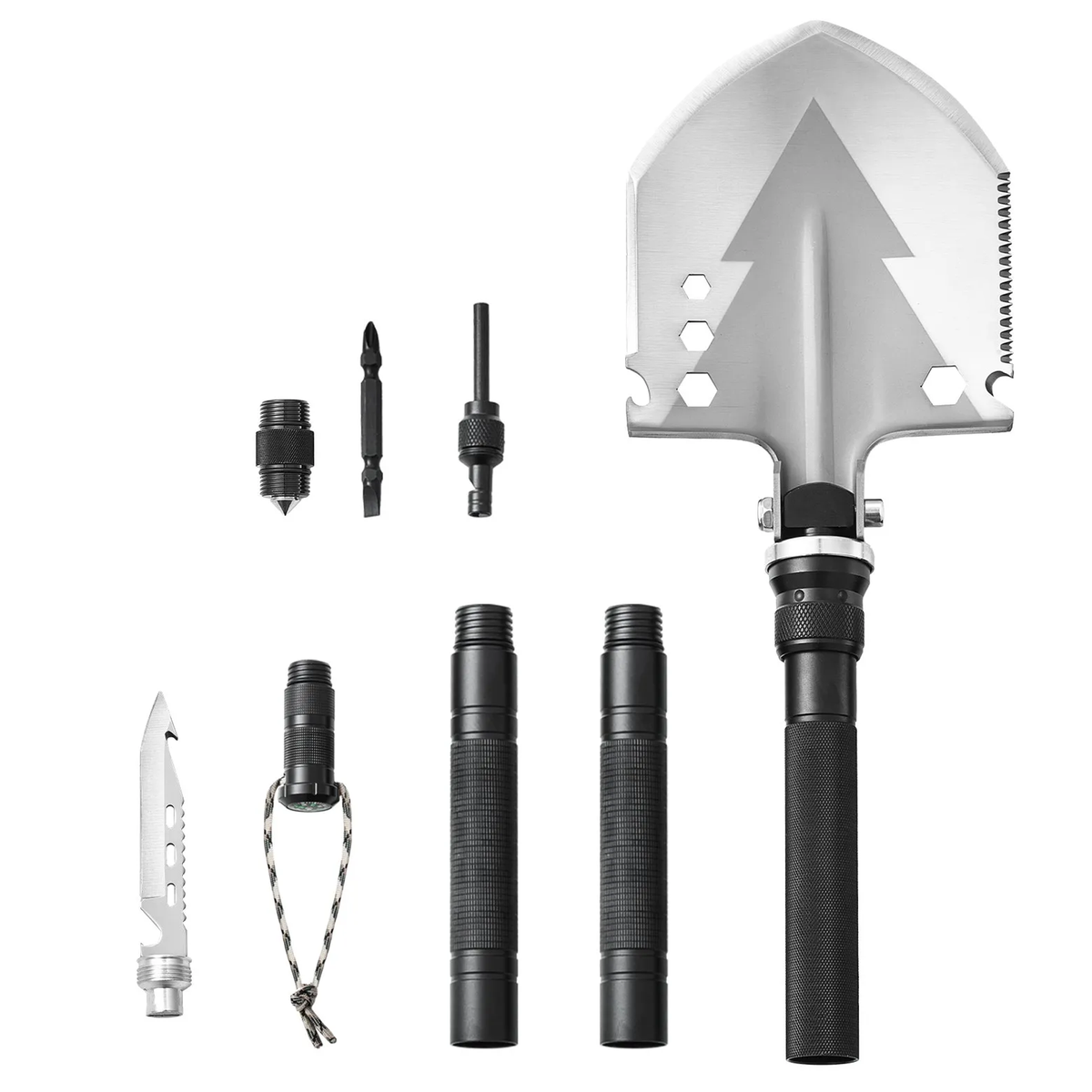 8-in-1 Multi-Tool Survival Shovel