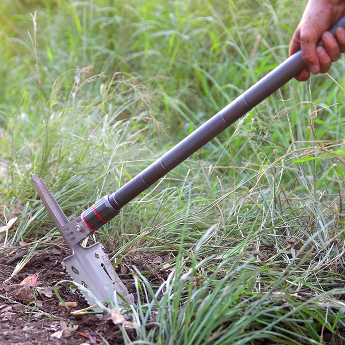 Folding Multifunctional Survival Shovel