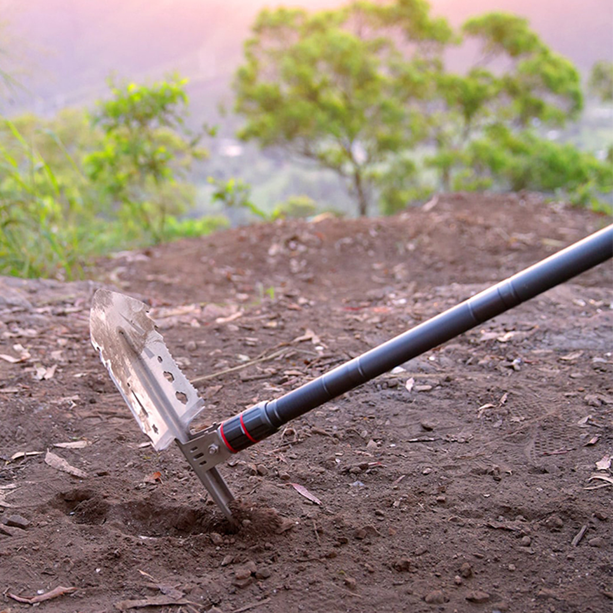 Folding Multifunctional Survival Shovel