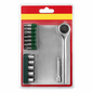 Screwdriver and Socket Set with Interchangeable Bits