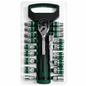 Steel Socket Wrench Set 20Pcs with Ratchet Handle