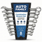 Steel Spanner Wrench Set 8pcs, 6-19mm