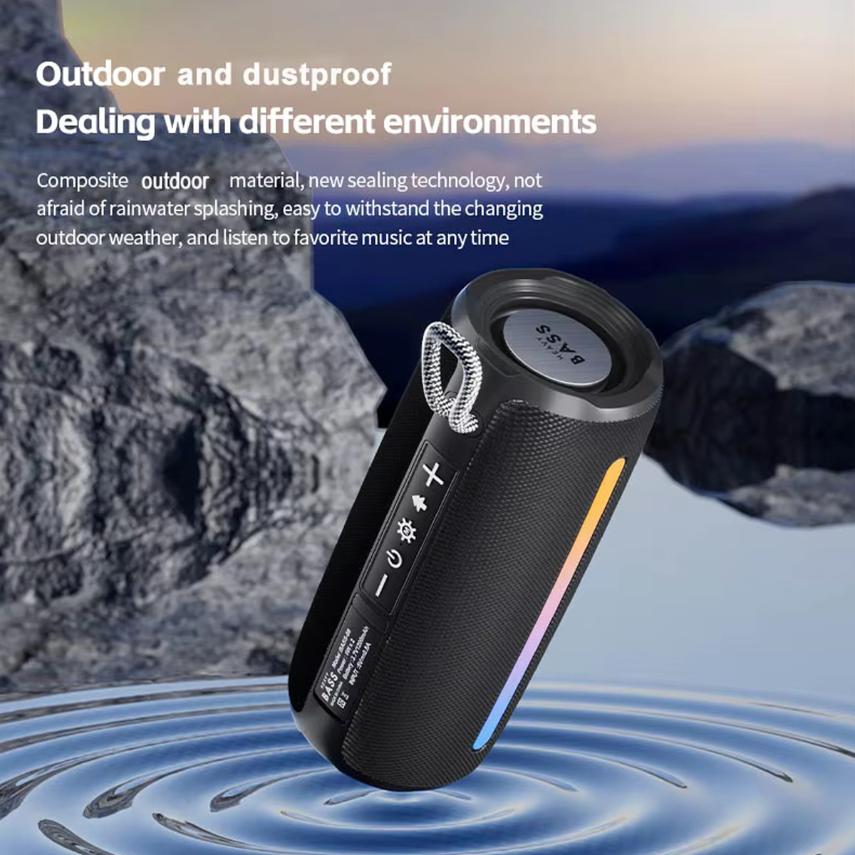Portable Heavy Bass Bluetooth Speaker
