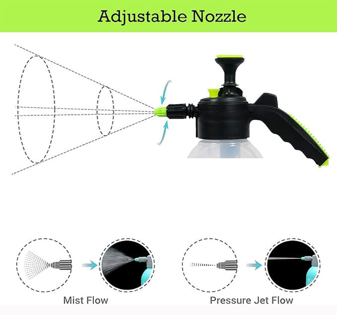 Hand Pump Pressure Sprayer Bottle - 2.5L