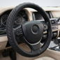 37cm Premium Leather Steering Wheel Cover