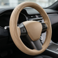 37cm Premium Leather Steering Wheel Cover