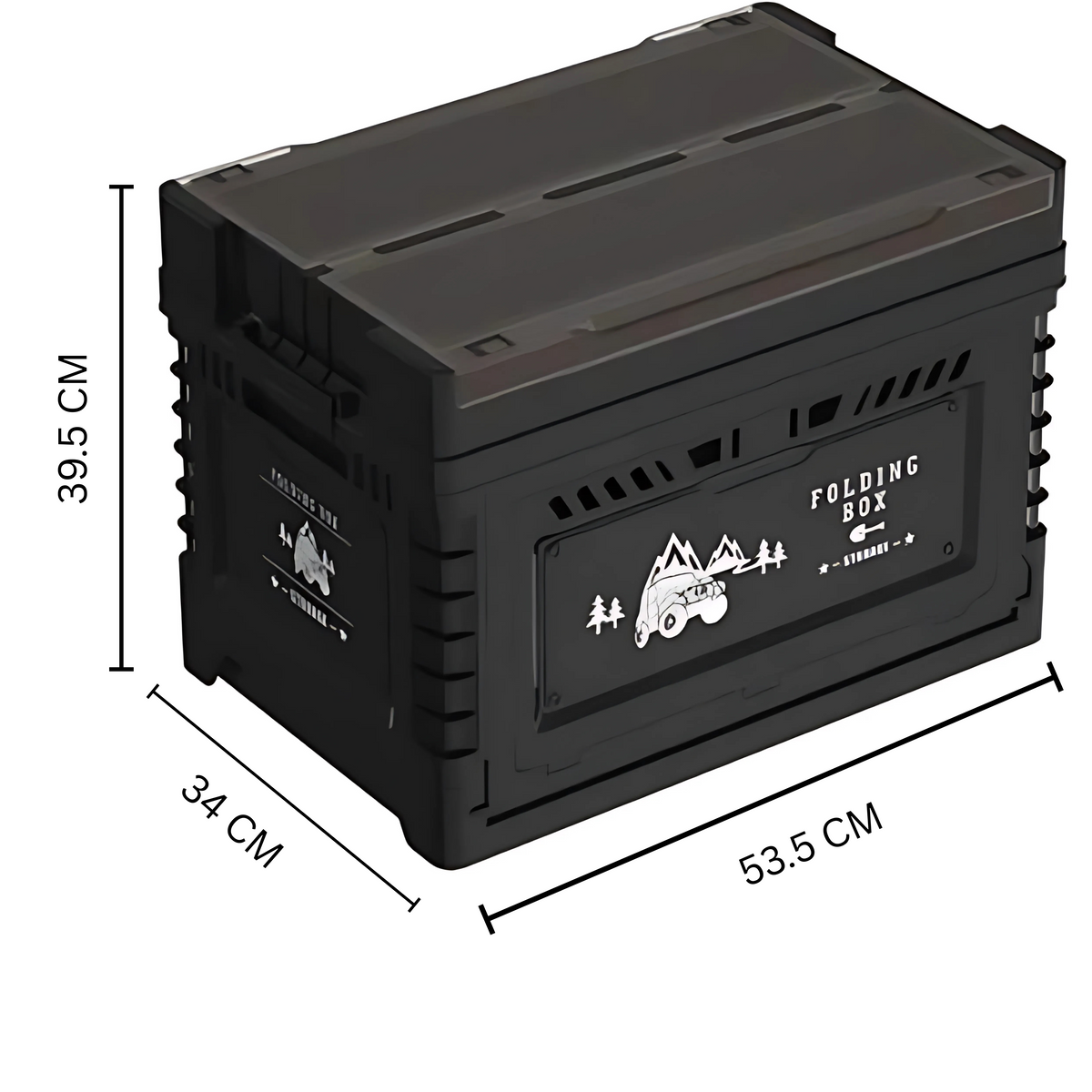 Camping Folding Plastic Storage Box