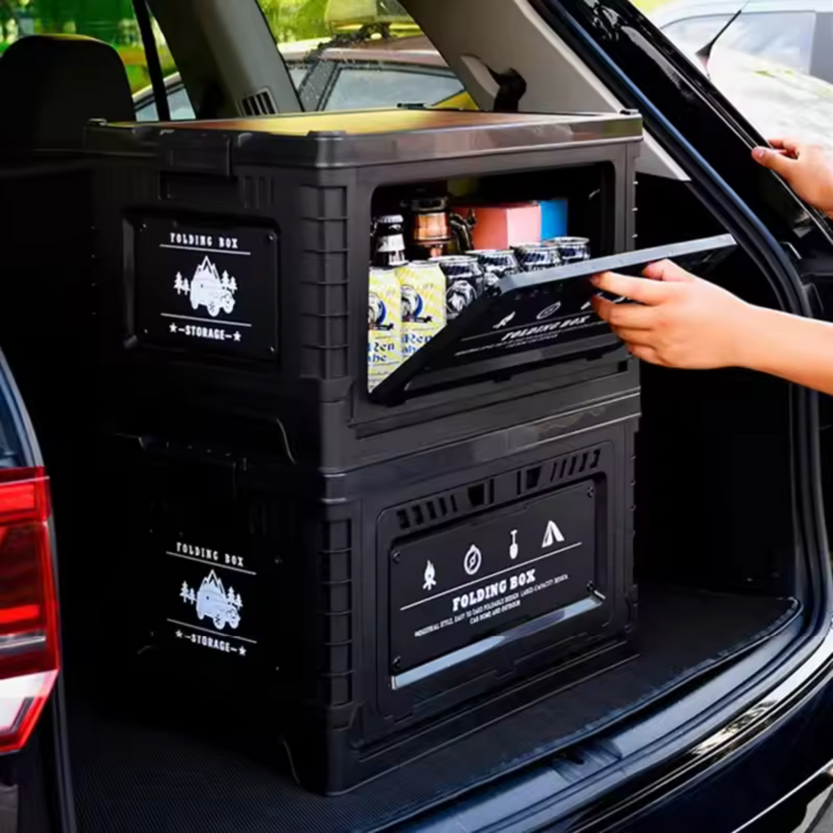 Camping Folding Plastic Storage Box