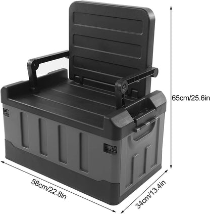 Trunk Organizer with Lid 60L