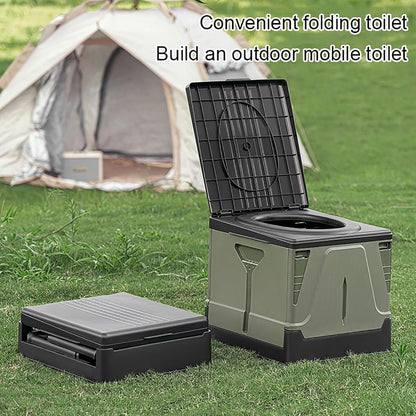 Foldable Camping Potty with Lid