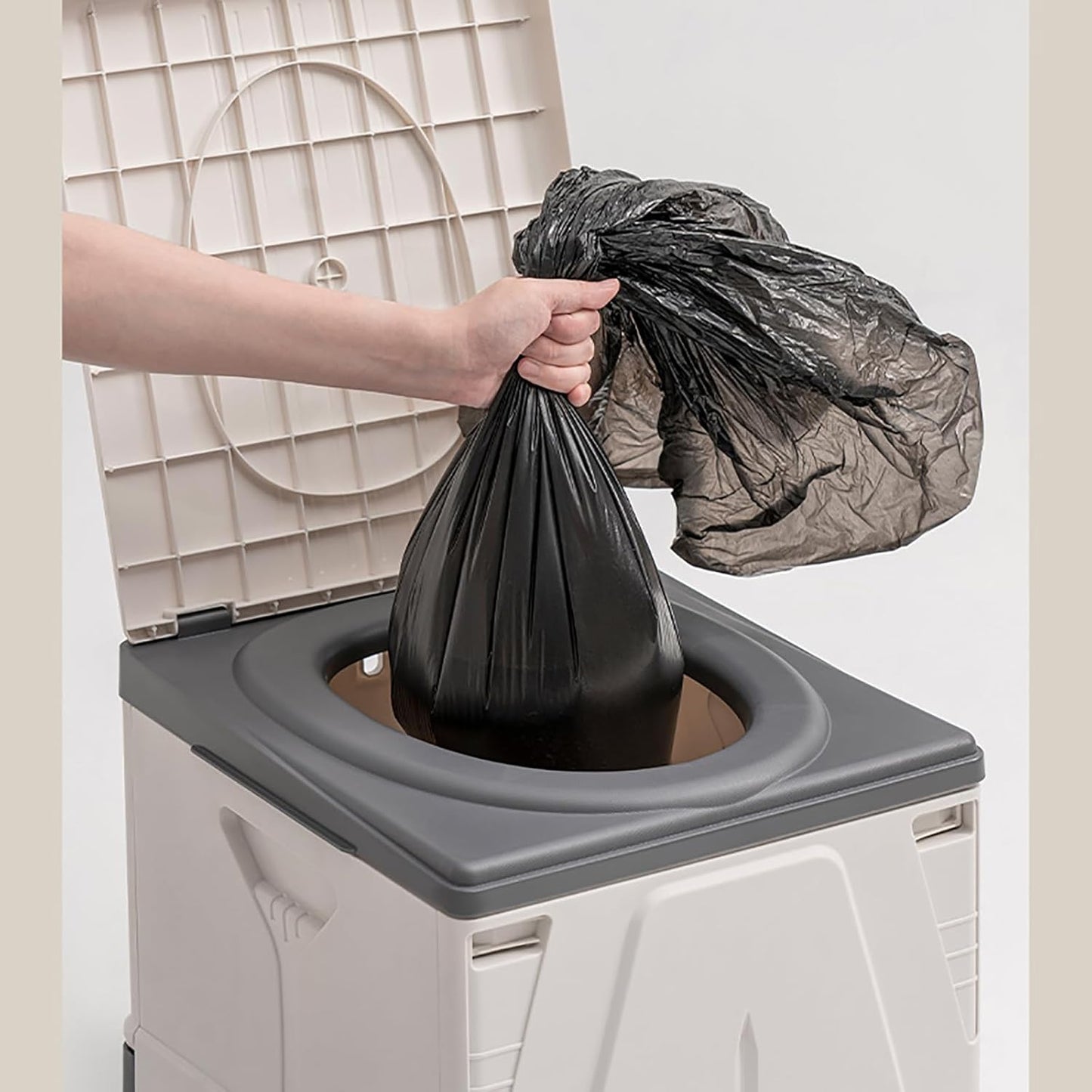 Foldable Camping Potty with Lid