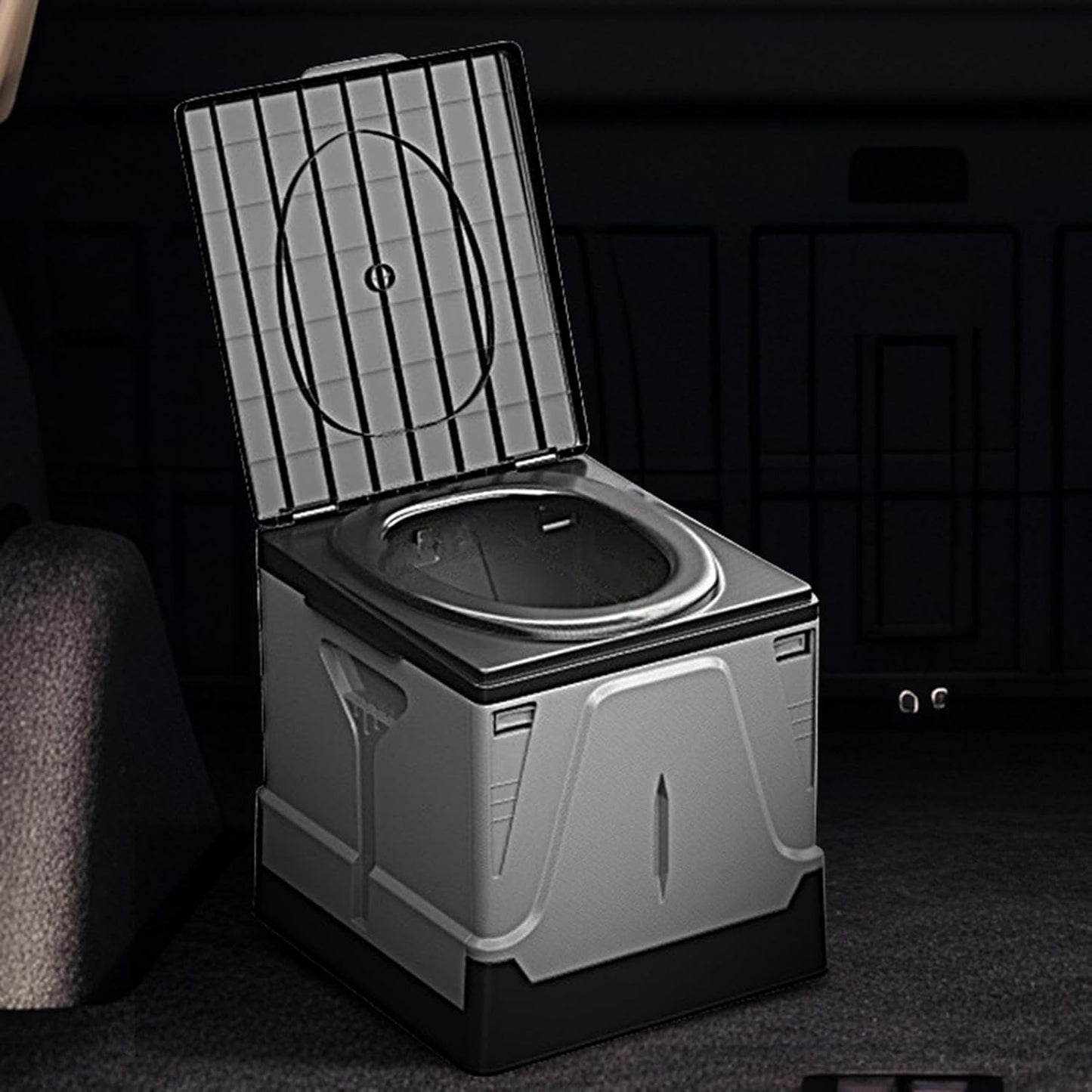 Foldable Camping Potty with Lid