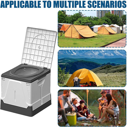 Foldable Camping Potty with Lid