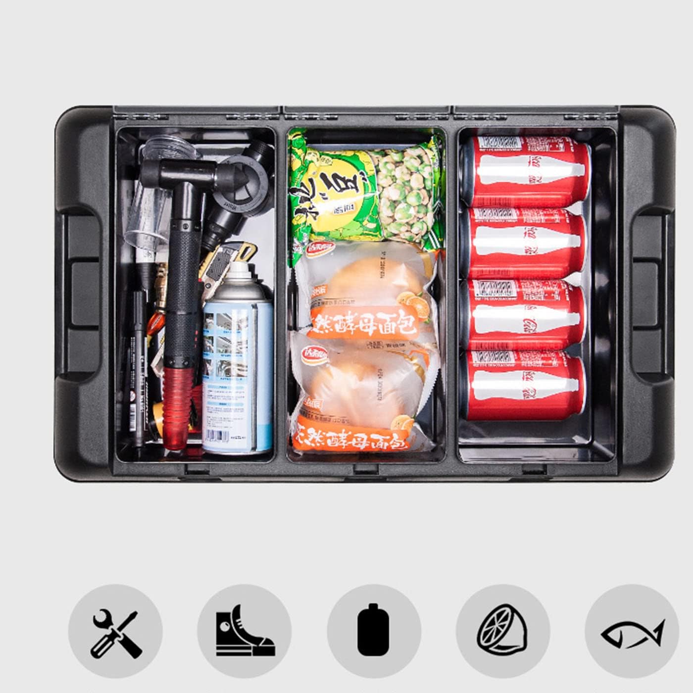 Double-layer Stackable Bins
