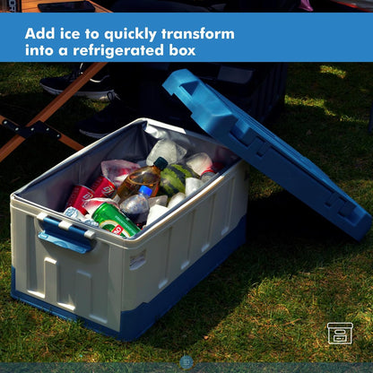 Trunk Organizer with Lid 60L