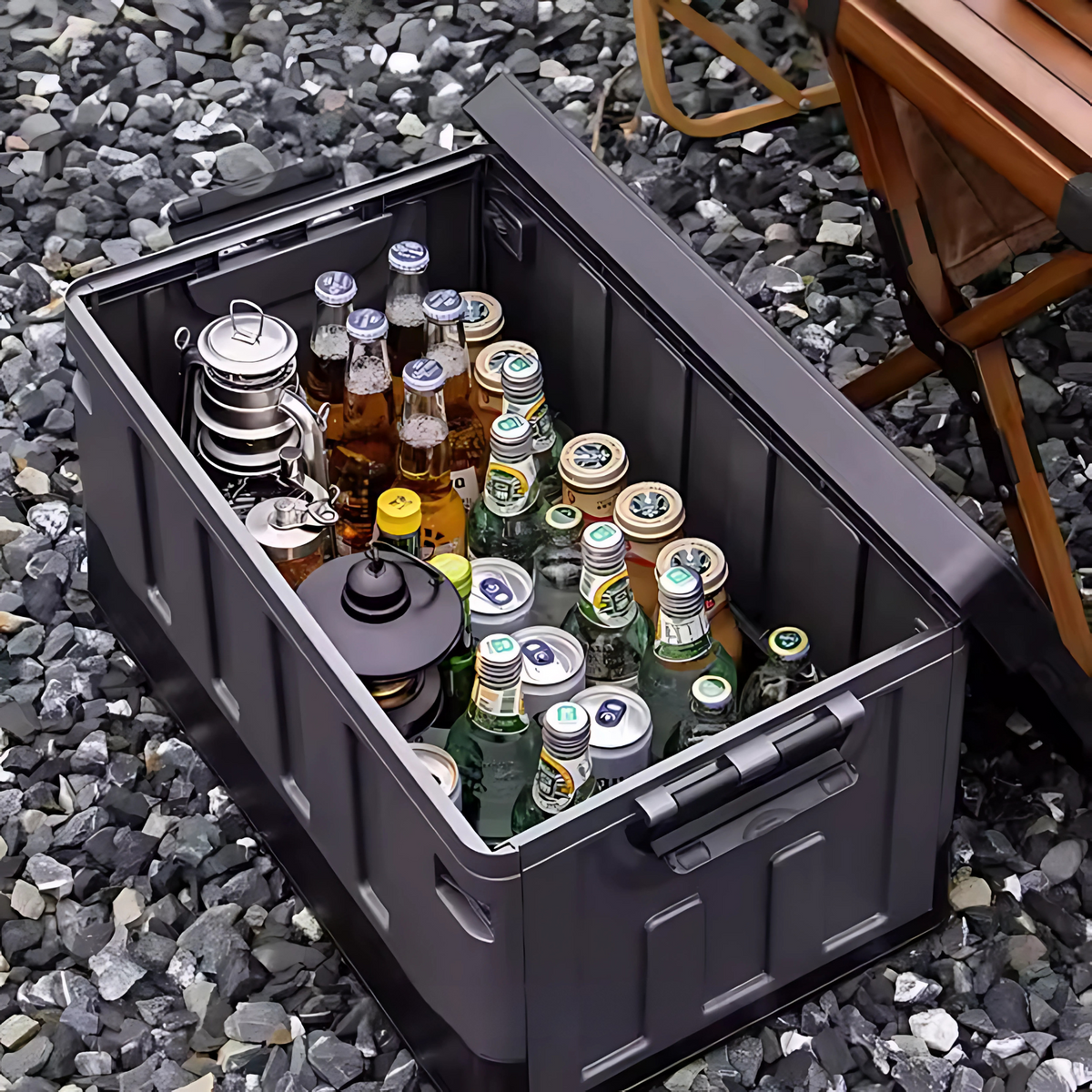 Camping Foldable Plastic Storage Box