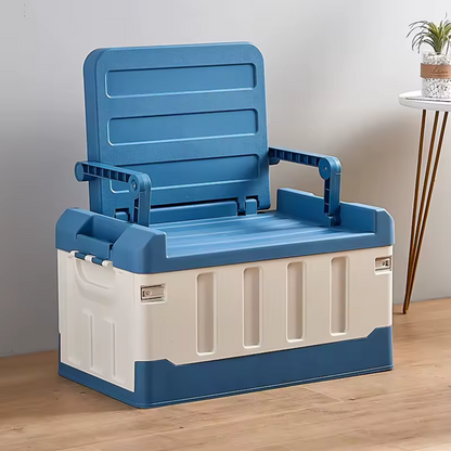 Camping Storage Organizer with Lid 60L