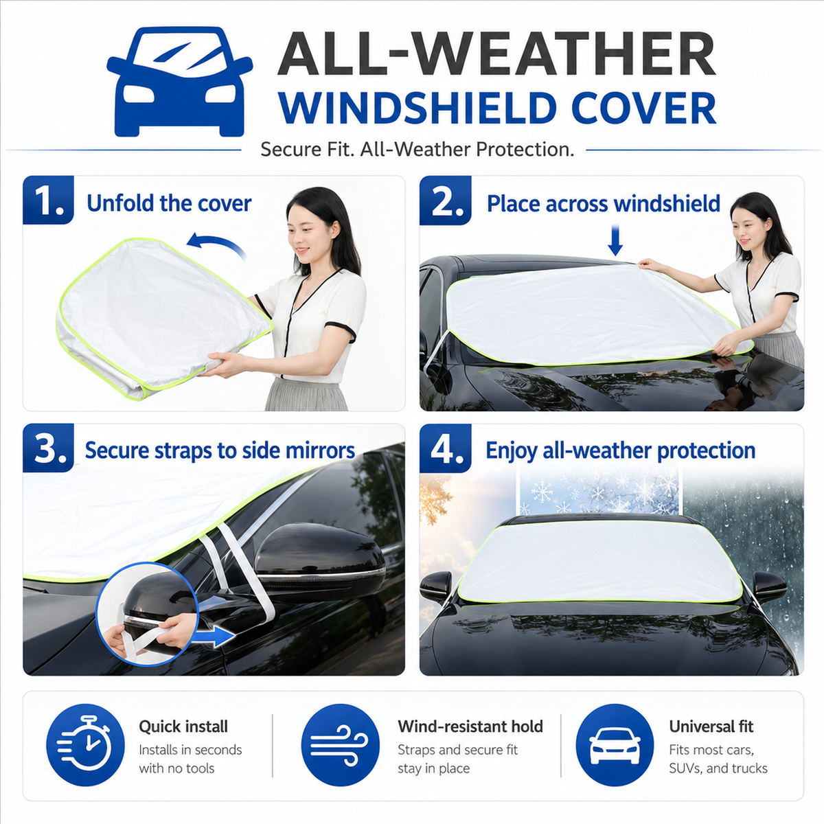 Cooling car shade