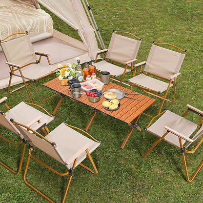 Folding Aluminum Camping Table - 60cm