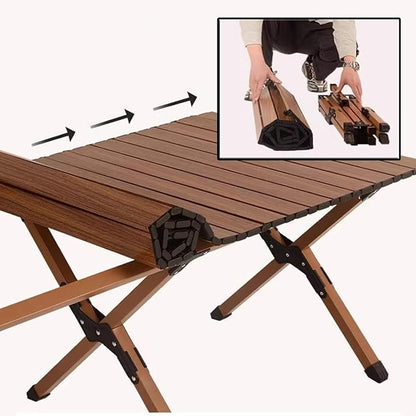 Folding Aluminum Camping Table - 90cm