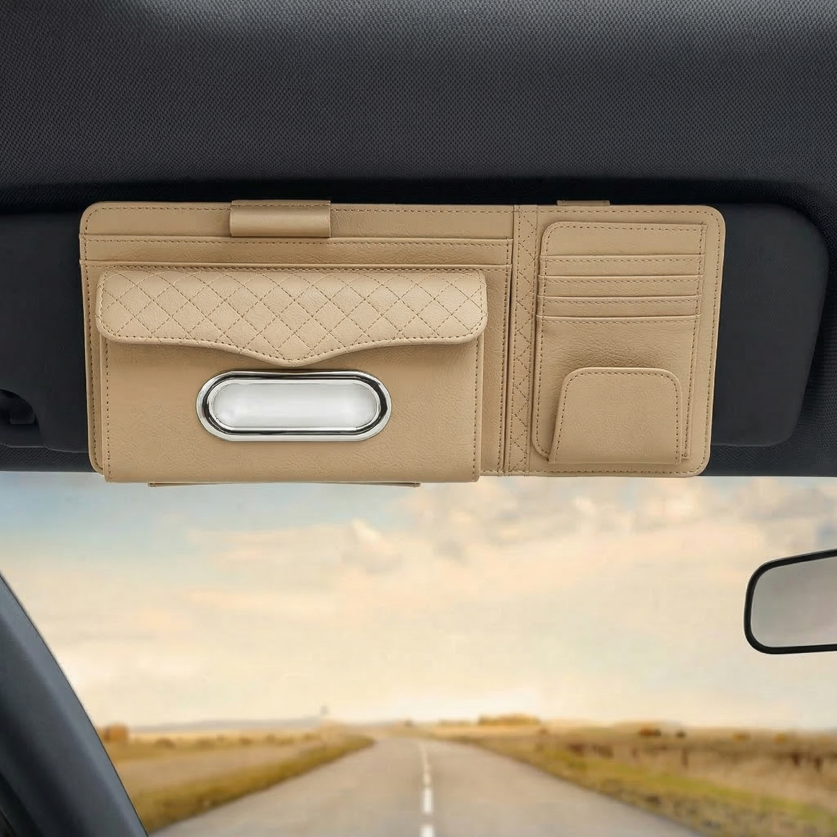Car Sun Visor Tissue Holder Organizer