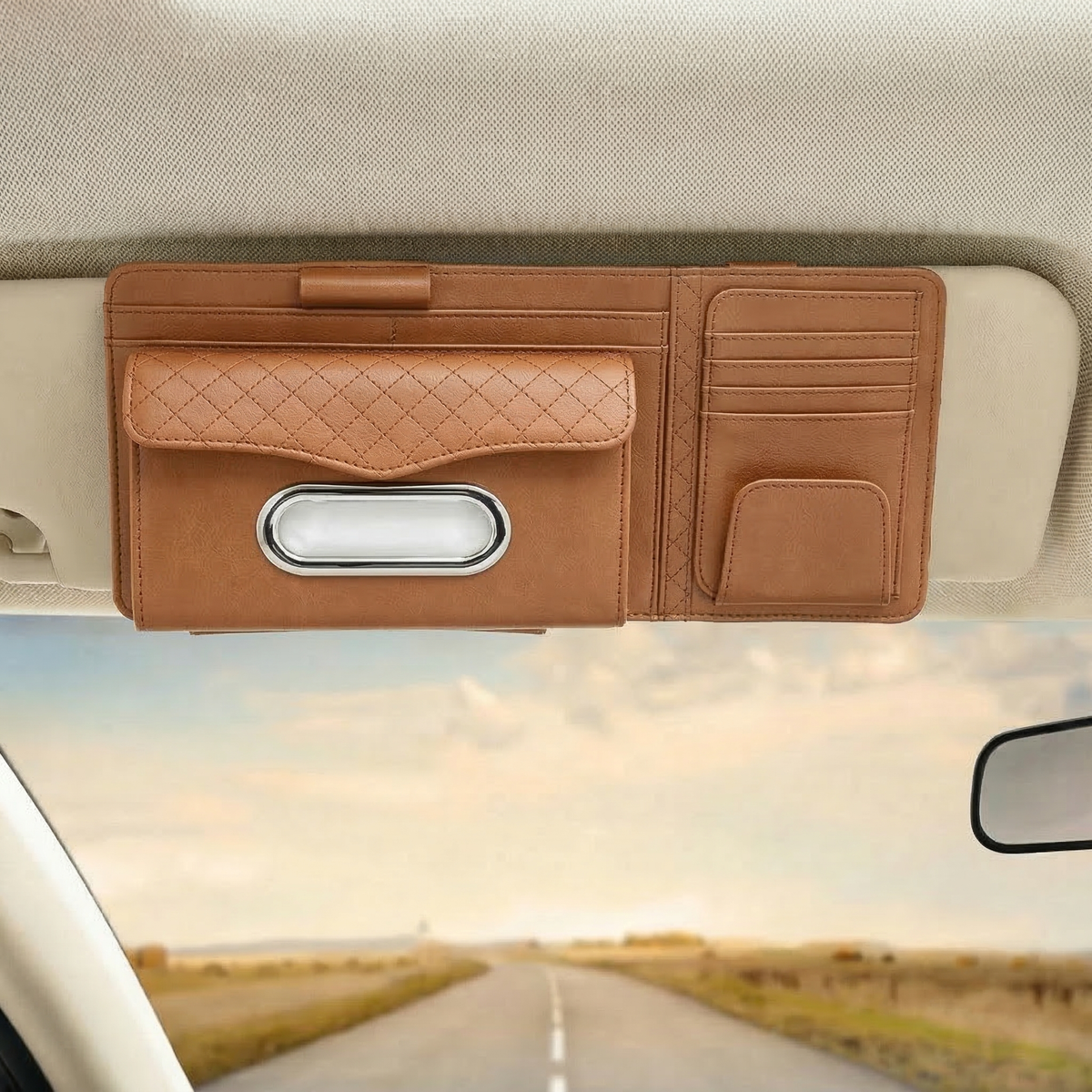 Car Sun Visor Tissue Holder Organizer