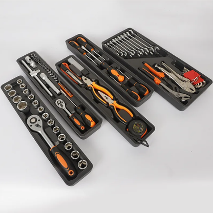 85Pcs Complete Tool Kit with Ratchet, Sockets, Screwdrivers, Spanners