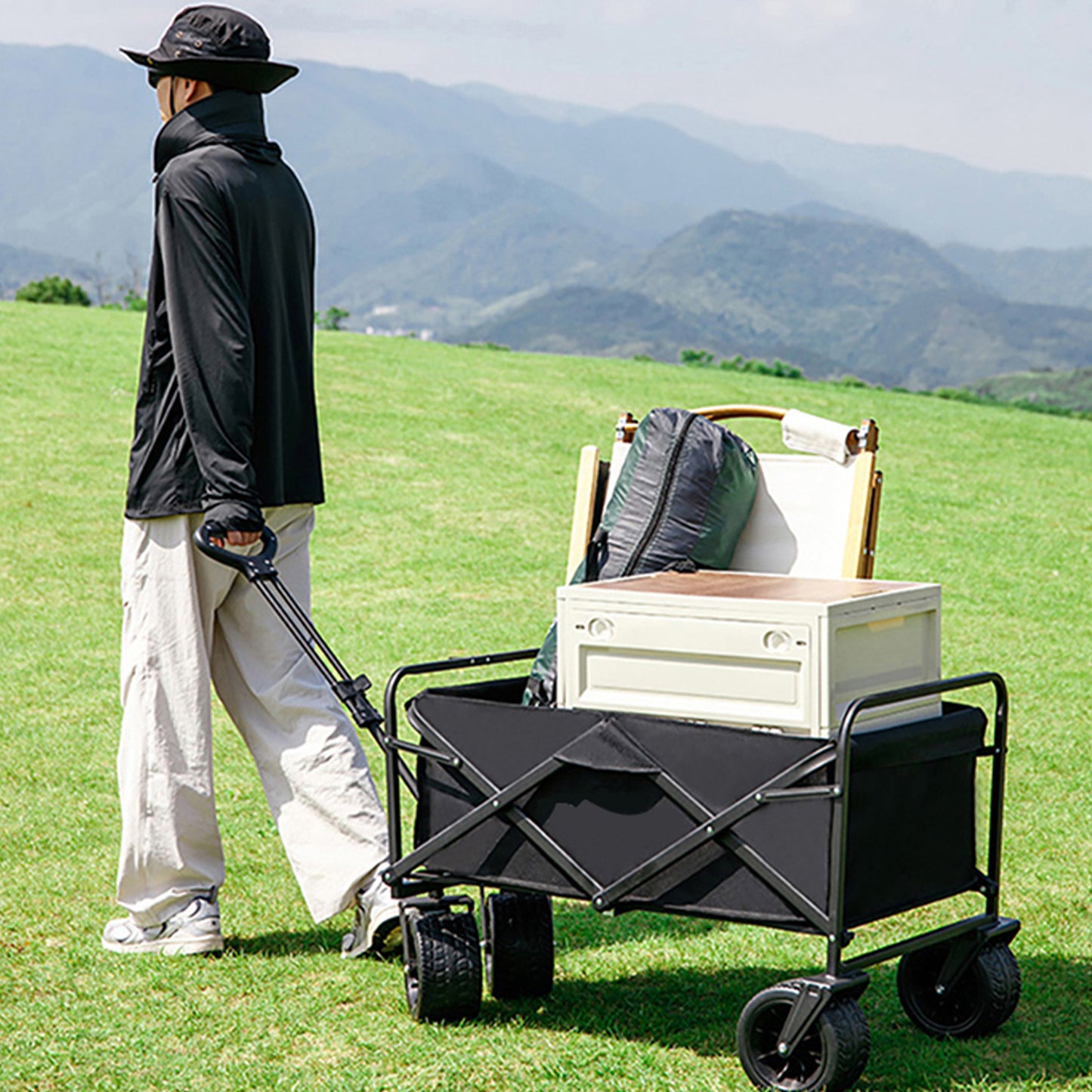 Collapsible Folding Camping Wagon