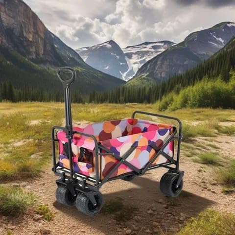 Collapsible Folding Camping Wagon, Trolley