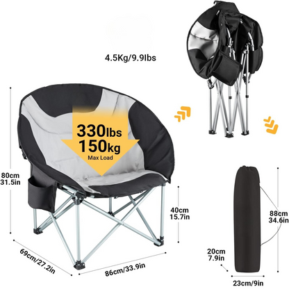 Portable Foldable Camping Chair