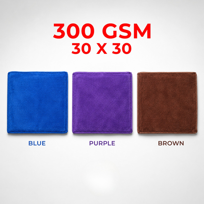 Microfiber Cleaning Cloth 12Pcs | 24Pcs | 36Pcs - 30*30cm, 350 GSM