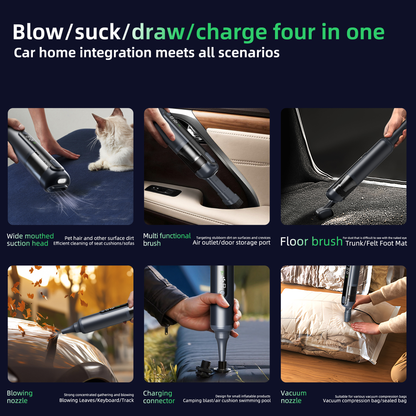 Portable Mini Vacuum Cleaner Cordless & Air Blower