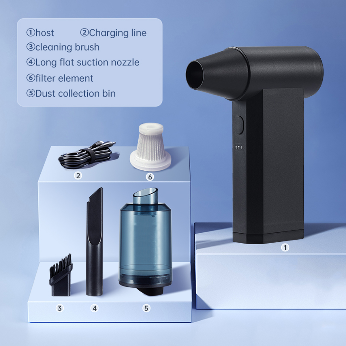 Cordless Brushless Vacuum Cleaner & Air Blower