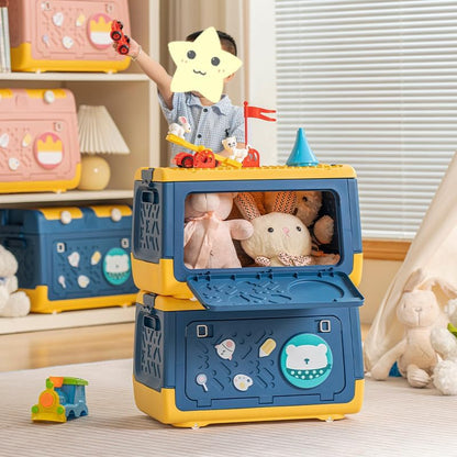 Toy Storage Box with Wheels